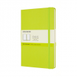Notitieboek Moleskine large 130x210mm blanco hard cover lemon green