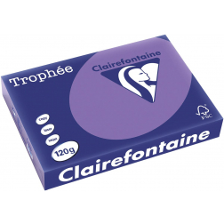 Clairefontaine Trophée Intens, gekleurd papier, A4, 120 g, 250 vel, violet